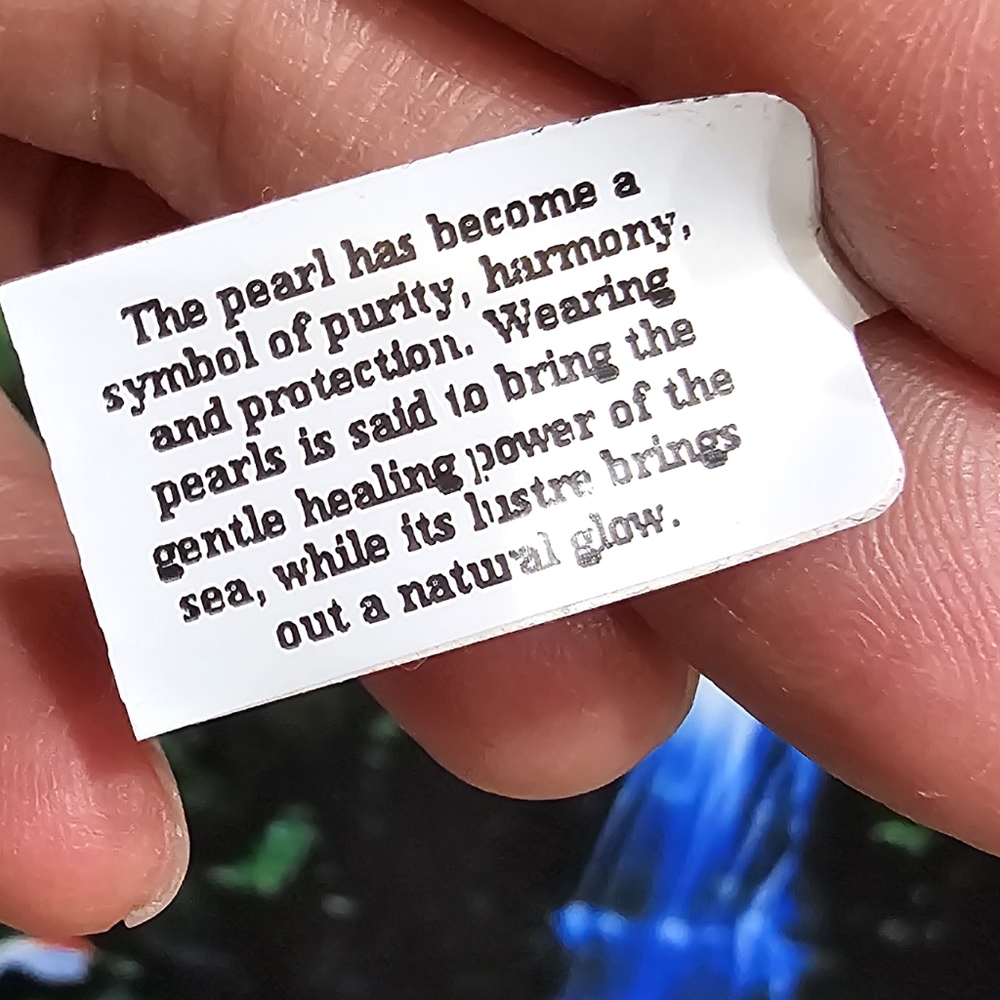 Pearl Boho Solid Sterling Silver 925 Gemstone Rin… - image 4